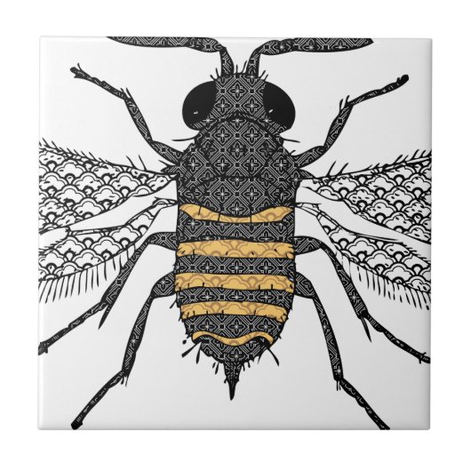 Carreau Abeille vintage (Devant)