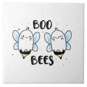 Carreau Abeilles de Boo Ghost mignonnes - Drôle Halloween 