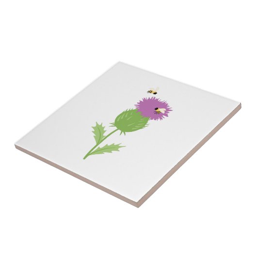 Carreau Abeilles de chardon (Côté)