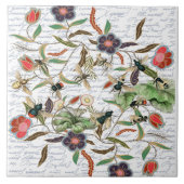 Carreau Abeilles et fleurs Vintages (Devant)