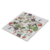 Carreau Abeilles et fleurs Vintages (Côté)