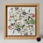 Carreau Abeilles et fleurs Vintages