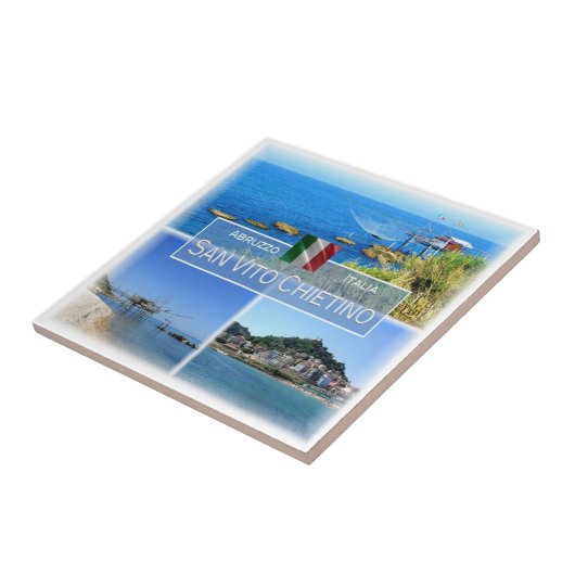 Carreau ABR003 SAN VITO CHIETINO, Abruzzes, (Côté)