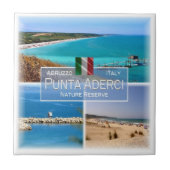 Carreau ABR006 PUNTA ADERCI, Abruzzes, Italie, (Devant)