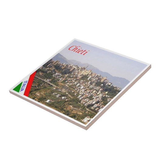 Carreau ABR013 CHIETI, Abruzzes, Italie, (Côté)