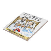 Carreau Abraham Lincoln & Mary Todd Petit Déjeuner En Cham (Côté)