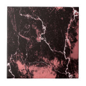 Carreau Abrégé sur noir et rose (Devant)