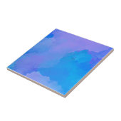 Carreau Abstract blue purple watercolor (Côté)