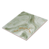 Carreau Abstract Marble Sage Green (Côté)