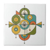 Carreau Abstract Mid-Century Modern Motif #1 ID1224 (Devant)