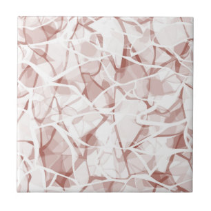 Carreau abstrait beige blanc moderne et élégant   