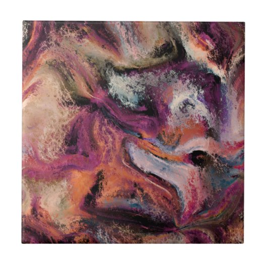 Carreau Abstrait coloré (Devant)