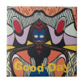 Carreau Abstrait de l'Alien d'espace, modifier le  (Devant)