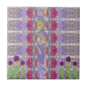 Carreau Abstrait floral