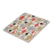 Carreau Abstrait géométrique moderne du milieu du siècle (Côté)