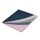 Carreau Abstrait imprimé simple géométrique moderne (Côté)