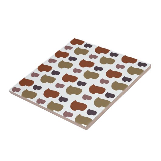 Carreau Abstrait moderne coloré (Côté)