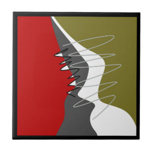 Carreau Abstrait, Moderne, Créatif, Oreillère à lancer app