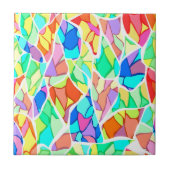 Carreau Abstrait multicolore (Devant)