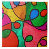 Carreau Abstrait multicolore (Devant)