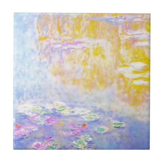 Carreau abstrait, nénuphars de Monet 7 (Devant)