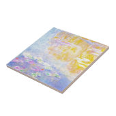 Carreau abstrait, nénuphars de Monet 7 (Côté)