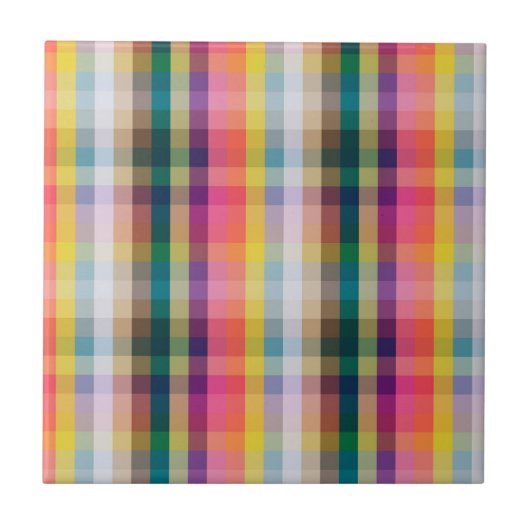 Carreau Abstrait Scottish Plaid (Devant)