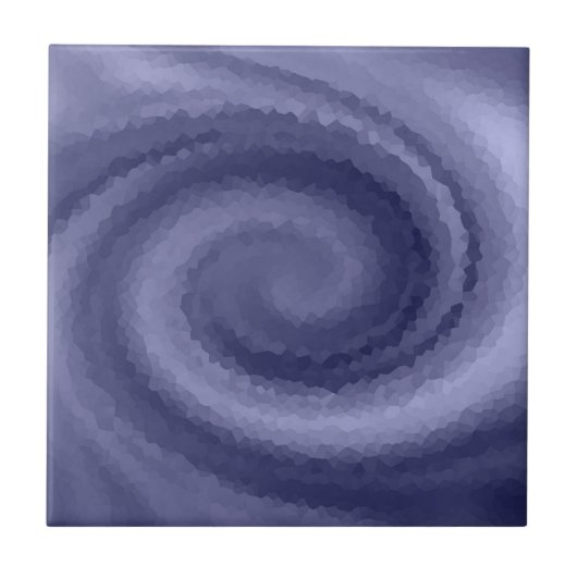 Carreau Abstrait tourbillon bleu violet marine moderne pri (Devant)