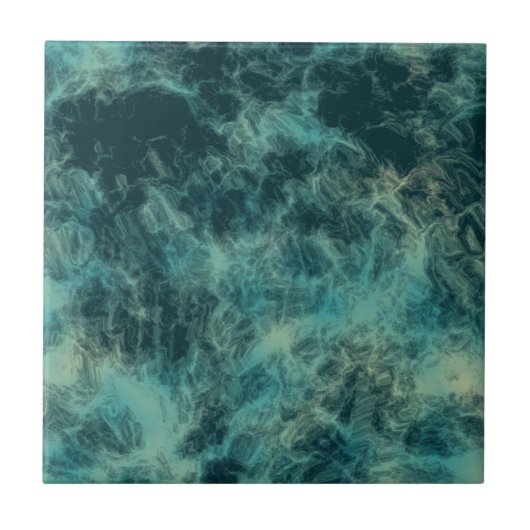 Carreau Abstrait turquoise (Devant)