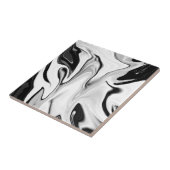 Carreau Abstraite élégante couleur rétro fluide numérique (Côté)