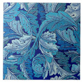 Carreau Acanthus Blue, William Morris (Devant)