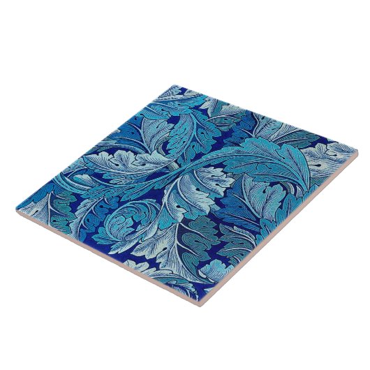 Carreau Acanthus Blue, William Morris (Côté)