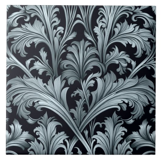 Carreau Acanthus Feuilles (Devant)