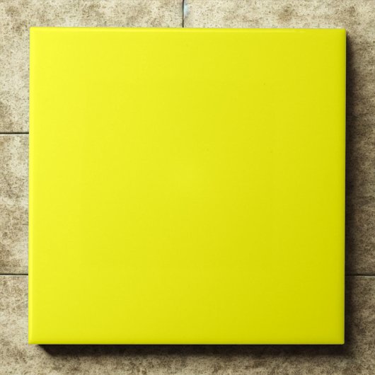 Carreau Accent De Surbrillance Jaune Classique Vivid
