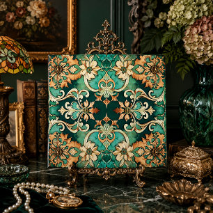 Carreau Accent décor de dosseret maximaliste floral baroqu