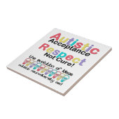 Carreau Acceptation autistique Respect non guéri (Côté)