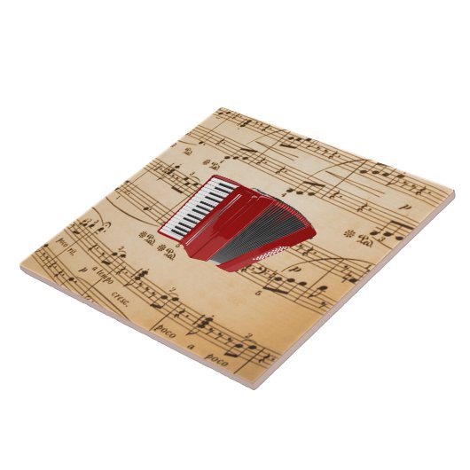 Carreau Accordéon rouge (Côté)