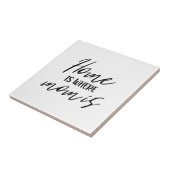 Carreau Accueil où Maman est typographie Citation Minimale (Côté)