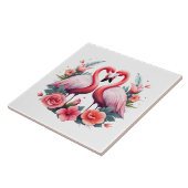 Carreau accueil plage rose flamingo amateurs artisanat (Côté)