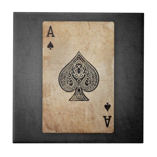 Carreau Ace of spades (Devant)