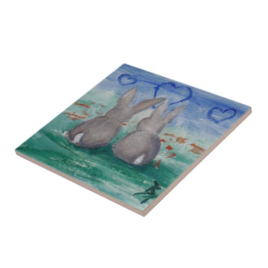 Carreau Aceo de Lovin de lapin (Côté)