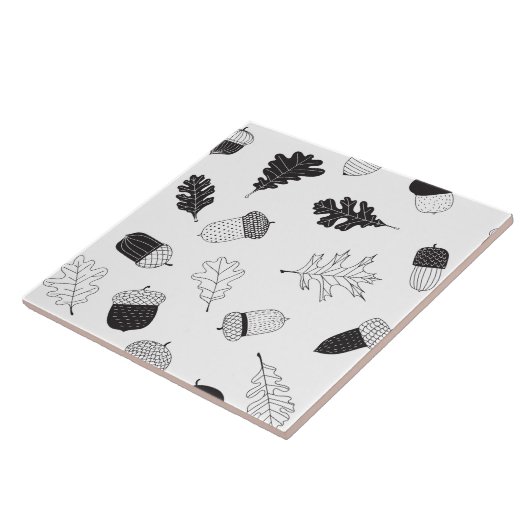 Carreau Acorns et feuille (Côté)