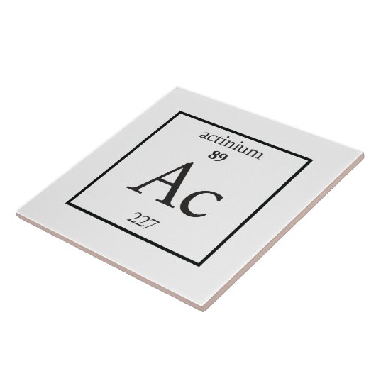 Carreau Actinium (Côté)