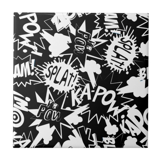 Carreau Actions de bandes dessinées (Devant)