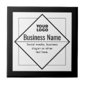 Carreau Add Your Logo Customizable Template (Devant)