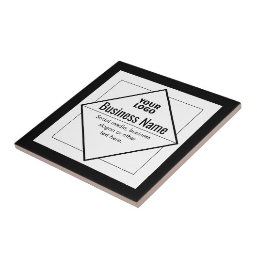 Carreau Add Your Logo Customizable Template (Côté)