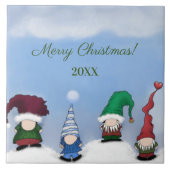 Carreau Adorable Gnome Posse (Devant)