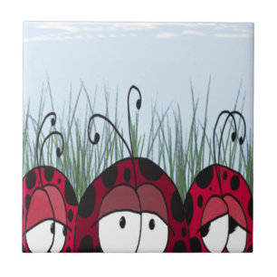 Carreau adorable Ladybugs