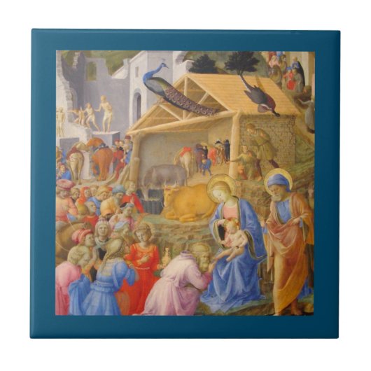 Carreau Adoration de Magi Fra Angelico (Devant)