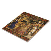 Carreau ADORATION DE MAGI Gentile Da Fabriano, Noël (Côté)